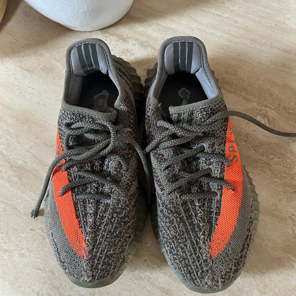 COPY - Kids Gray and Orange Sneakers
